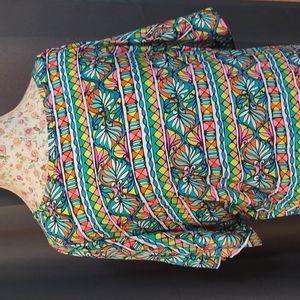 Trina Turk dress - cover up  tunic- neon pattern! Sexy!